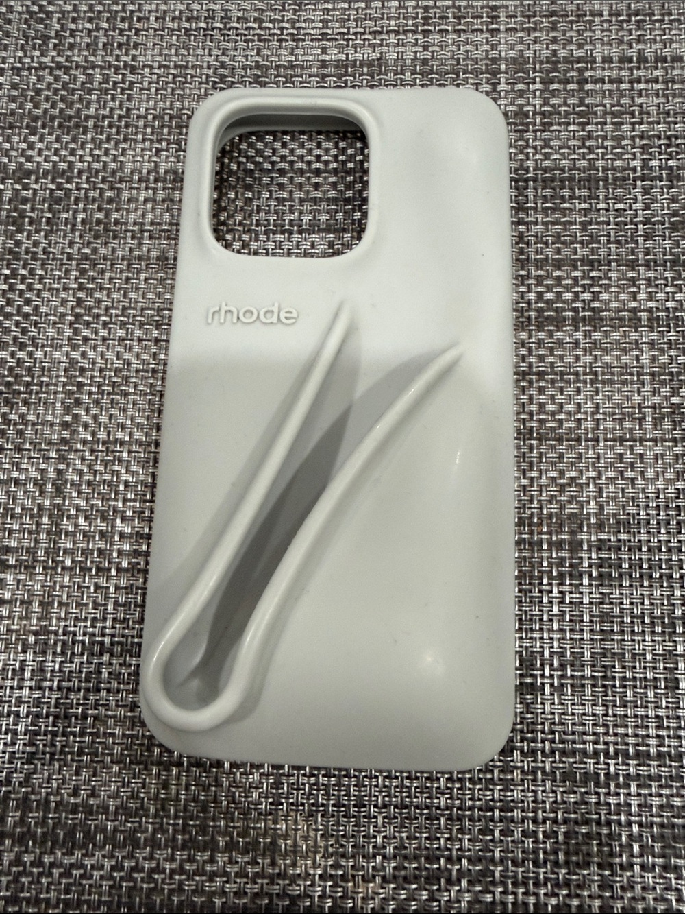 Rhode Soft Touch grey iPhone Case - Protective Silicone Cover